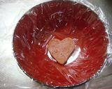 スパムでハート❤くるくるラップおにぎり作り方6写真
