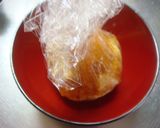 スパムでハート❤くるくるラップおにぎり作り方10写真