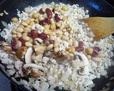 海老とサラダ豆入りドライカレー作り方3写真