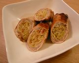 梅肉キャベツ☆豚肉巻き作り方8写真