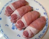 梅肉キャベツ☆豚肉巻き作り方6写真