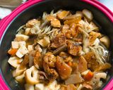 簡単!牛すじと根菜鍋作り方6写真