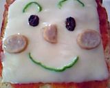 イングリッシュマフィンでアンパンマンピザ作り方7写真