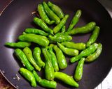 しし唐のにんにく炒め♪作り方1写真