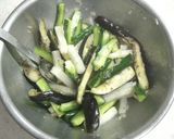 野菜のさっぱり漬け☆ごまネギ塩作り方5写真