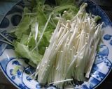 キャベツ✿えのき♡バターポン酢作り方1写真
