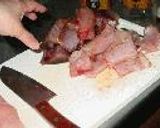 鳥の香味ソースかけとまぐろの煮物作り方3写真