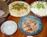 鳥の香味ソースかけとまぐろの煮物作り方10写真