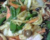 白菜ときのこの中華あんかけ作り方4写真