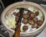 肉だんごと白菜の煮込み鍋作り方4写真