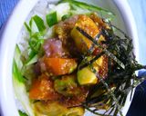 サーモンとアボカドで☆よくばり鮪ユッケ丼作り方7写真