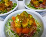 サーモンとアボカドで☆よくばり鮪ユッケ丼作り方6写真