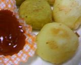 チーズｉｎポテト餅作り方4写真