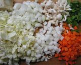 鍋底まで*野菜だらけスープ作り方1写真