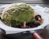 白菜と豚肉の重ね蒸し作り方5写真