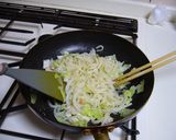 『塩焼きうどん』作り方4写真
