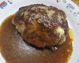 牛肉100％ジューシーチーズハンバーグ作り方7写真