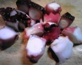 タコのピリ辛煮込み作り方1写真