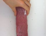 棒ヒレ肉で柔らか～い★ヘルシートンカツ作り方3写真