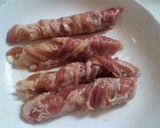 新生姜の豚肉巻き作り方2写真