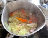 今夜の夕飯に簡単コンソメスープ作り方4写真