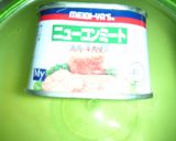 マカロニ（コンビーフのカレーマヨ炒め）作り方3写真