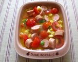 トースターで♪彩り野菜のオープンオムレツ作り方3写真