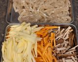食物繊維たっぷり！根菜のコク旨カレー炒め作り方1写真