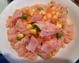 オムライスならぬオムパスタ♪作り方3写真