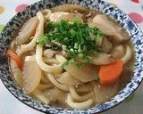 残った豚汁で❤豚汁うどん作り方4写真