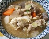 残った豚汁で❤豚汁うどん作り方5写真