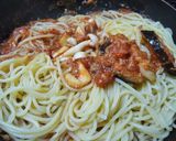 簡単！美味しい☆なすとトマトのスパゲティ作り方4写真