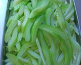 韓国風セロリ作り方1写真