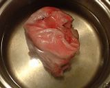 すじこん丼☆コラーゲンたっぷり☆作り方1写真