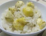 秋☆秋☆秋~栗の炊き込みご飯~♪作り方5写真