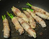 アスパラの豚肉巻き作り方6写真