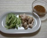 鶏と胡瓜の和風和え　（ポン酢・ゴマ）作り方6写真