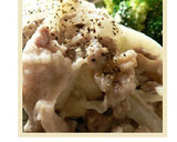 白い豚しょうが焼き！！作り方6写真