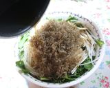 春菊とじゃこのチリチリサラダ作り方3写真