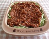 キャベツの簡単ミートソース焼き作り方2写真