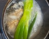 冷やしネギ塩鶏中華つけうどん作り方2写真