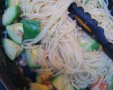 カニとアボカドのトマトパスタ作り方14写真