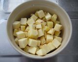 ゴロゴロさつまいもとレーズンのケーキ作り方2写真