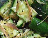 中華風ピリ辛たたきキュウリ　＊香味野菜＊作り方4写真