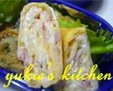 お弁当や朝食に☆キャベツとハムの卵焼き作り方6写真