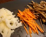 薬膳ノススメ!咳・喘息予防にごぼうサラダ作り方1写真