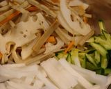 薬膳ノススメ!咳・喘息予防にごぼうサラダ作り方3写真