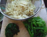 小松菜とえのきだけの煮浸し作り方1写真