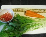★ごぼうとみつ葉のかき揚げ★作り方1写真