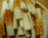 豆苗（とうみょう）と竹輪の炒め物作り方2写真